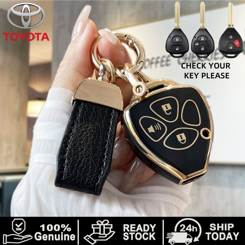 เคสกุญแจรีโมทรถยนต์ สําหรับ toyota Camry Corolla innova altis RAV4 hilux 2 3 4