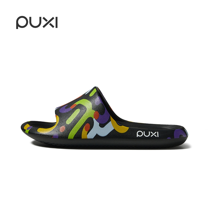 Puxi รองเท้าแตะลําลองสําหรับผู้หญิงรองเท้าแตะ EVA แบบนุ่มกันลื่น