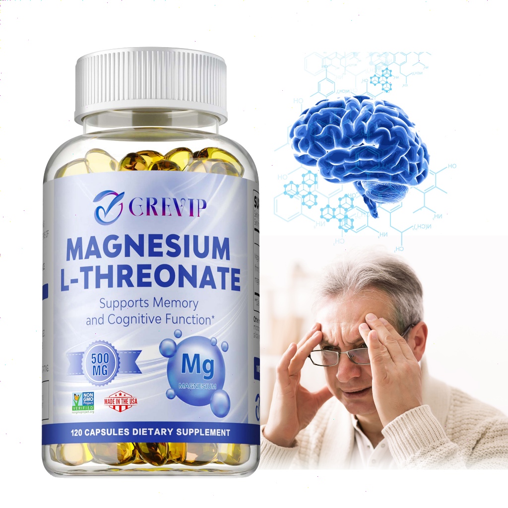 แมกนีเซียม ล-ทรีโอเนต - สนับสนุนสมองสุขภาพ เสริมความจํา - แคปซูล - 30/60/120 แคปซูล