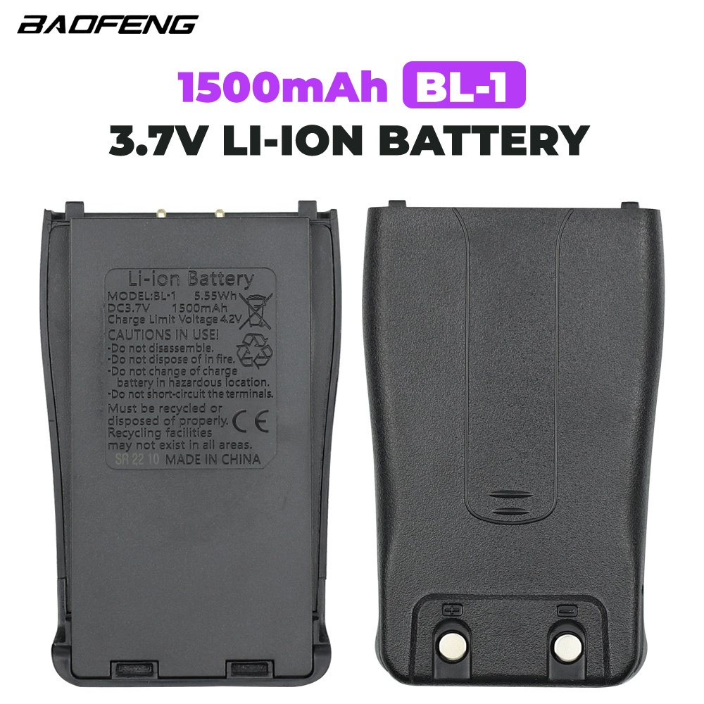 D-888SBaofeng888s WalkieTalkie BL-1 แบตเตอรี่สําหรับ Baofeng BF-777S Retevis H777 BF-666S BF-C1 Walk