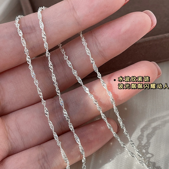 สร้อยข้อมือเงินแท้สเตอร์ลิงซิลเวอร์ S925 สำหรับสาวๆ ไม่อันตรายต่อผิวและสามารถซักได้ - รูปที่ 5