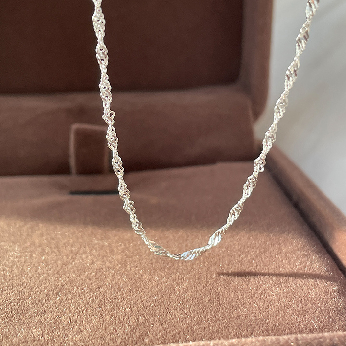 สร้อยข้อมือเงินแท้สเตอร์ลิงซิลเวอร์ S925 สำหรับสาวๆ ไม่อันตรายต่อผิวและสามารถซักได้ - รูปที่ 6