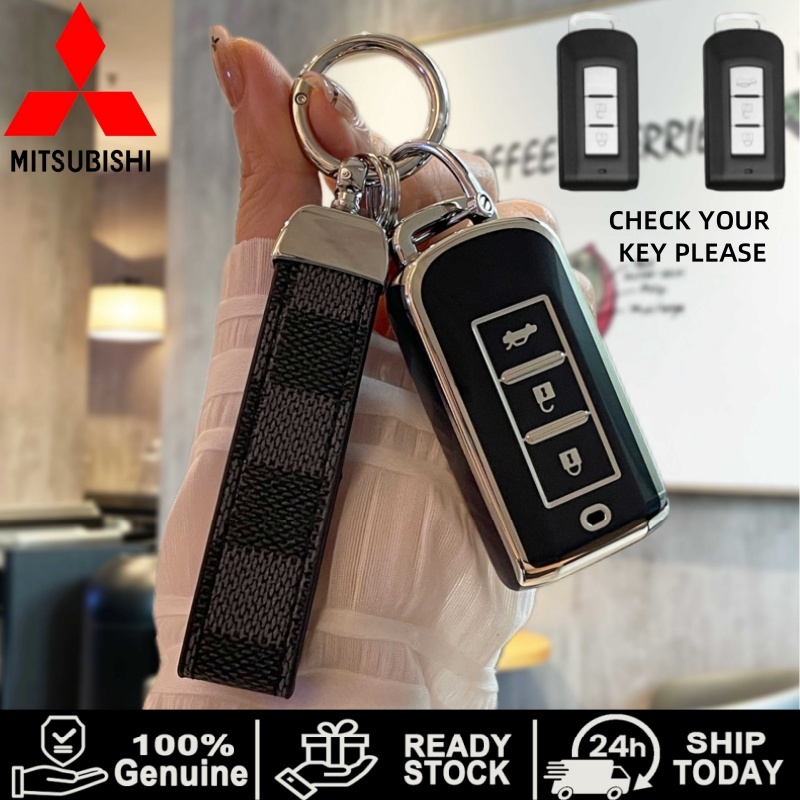 เคสกุญแจ Mitsubishi Mirage/Pajero/Atrage/Triton/Outlander/ASX TPU เคสรีโมตกุญแจรถยนต์ สําหรับ