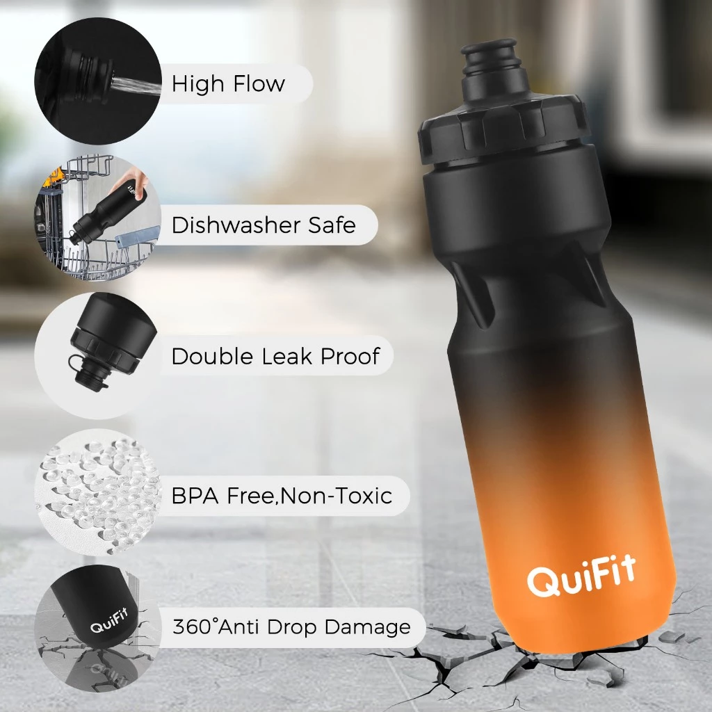 QuiFit ขวดน้ําจักรยาน 1000ml 32 ออนซ์ 2 ชิ้น thumbnail 7