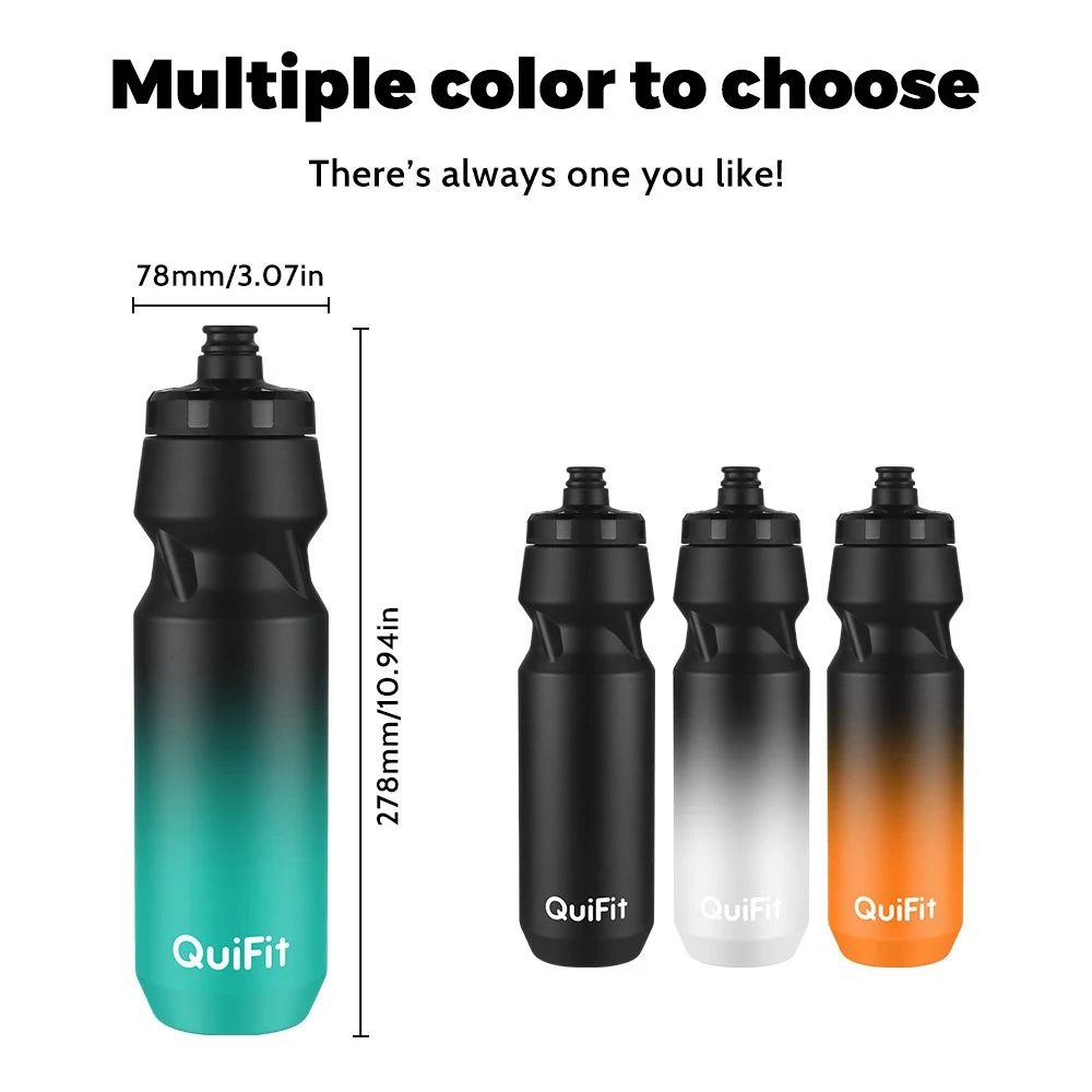 QuiFit ขวดน้ําจักรยาน 1000ml 32 ออนซ์ 2 ชิ้น thumbnail 8