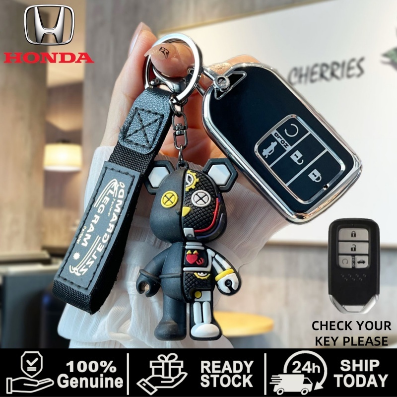 เคสกุญแจรถยนต์ Honda Civic City BRV CRV FC BRV Accord Jazz ปลอกกุญแจรีโมทรถยนต์สําหรับคสกุญแจ