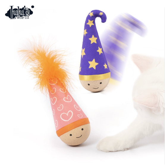 Lulu's world ตุ๊กตาล้มไม่ยอม! ของเล่นอินเทอร์แอคทีฟสุดฮิต ดึงดูดใจด้วยแคทนิป แก้เบื่อสำหรับน้องแมว - รูปที่ 7