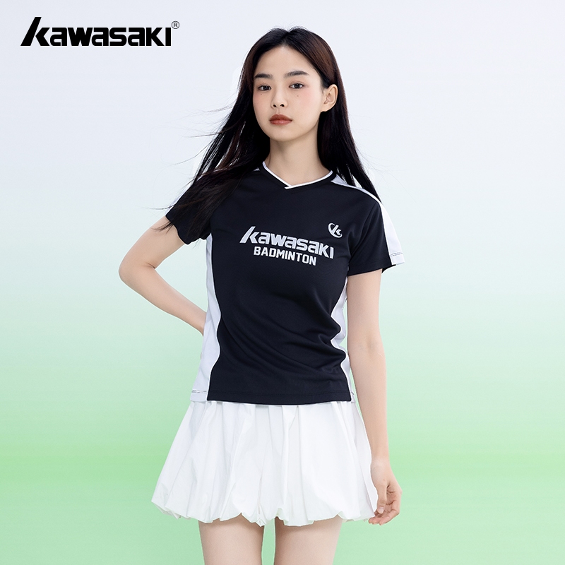 Kawasaki 2025 ใหม่ Professional Pickleball แบดมินตันเทนนิส Jersey เสื้อยืดกีฬา K1C02-C2026&K1C02-C1026 เหงื่อ-wicking Quick Drying Breathable เสื้อลําลอง