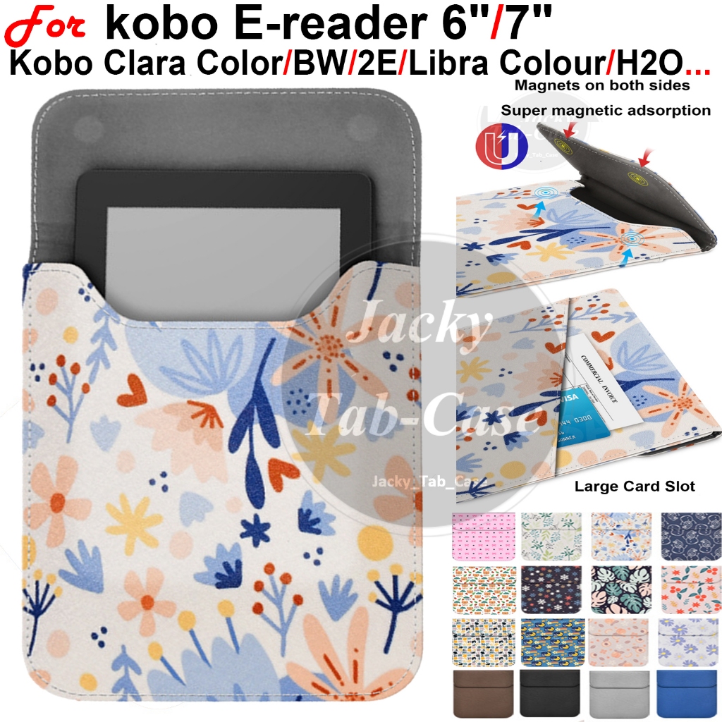 สําหรับ kobo 6 7 E-reader กระเป๋า,กระเป๋ากันน้ําสําหรับ Kobo Libra Colour 2 H2O Clara 2E BW HD Glo, 