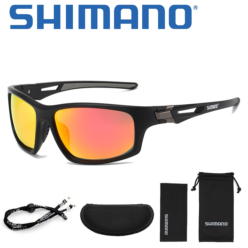 SHIAMNO แว่นตากันแดดตกปลาโพลาไรซ์ผู้ชายผู้หญิงเดินป่าคลาสสิก UV400 แว่นตาฟรีกล่อง