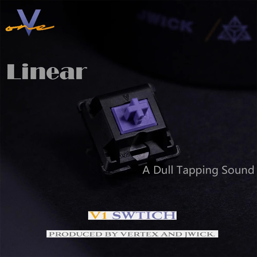 -LW- 10 ชิ้นประสบการณ์ชุด VERTEX V1 สวิทช์ Linear ที่กําหนดเองคีย์บอร์ด MX Switch