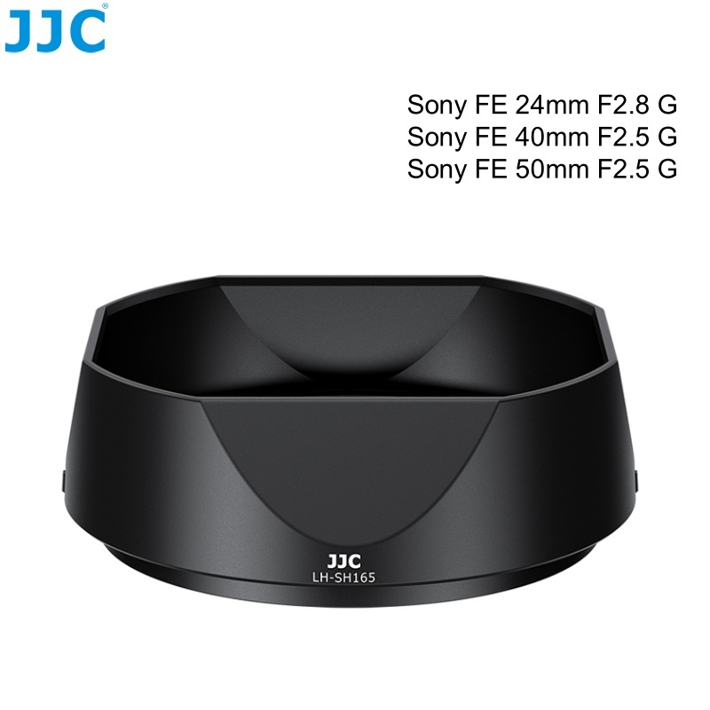 JJC ALC-SH165 Lens Hod เลนส์สําหรับ Sony FE 24mm F2.8 G/ FE 50mm F2.5 G/ FE 40mm F2.5 G SEL24F28G SE