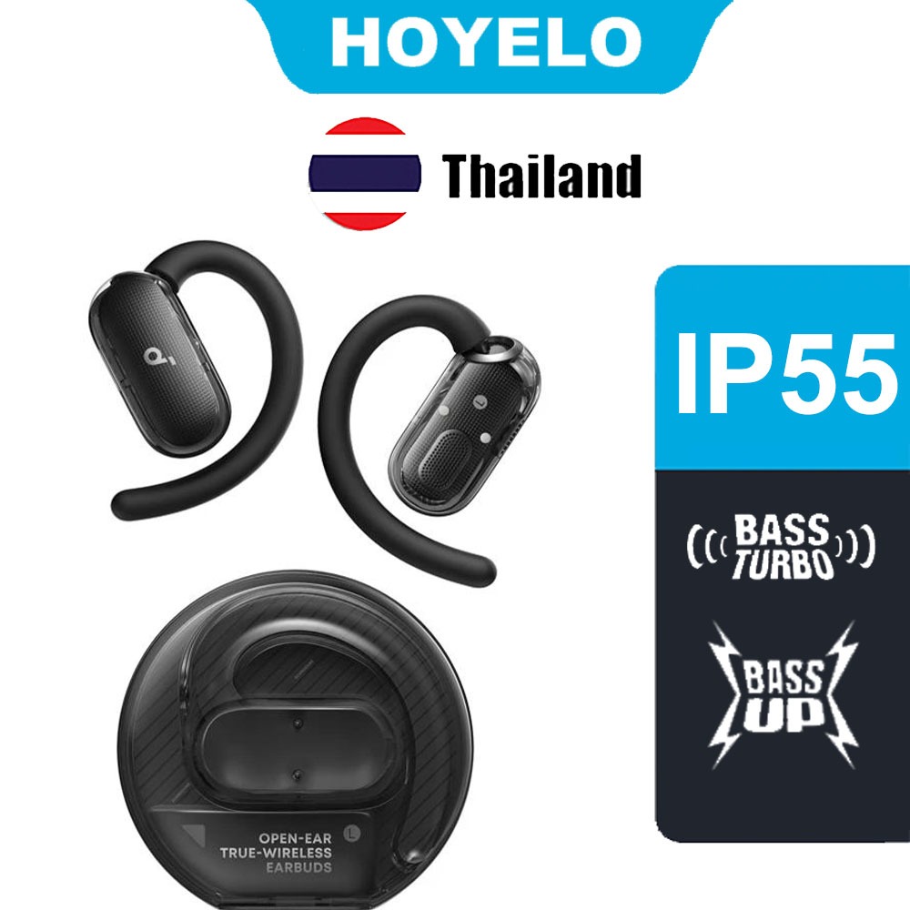 SoundCore โดย Anker V40i หูฟังบลูทูธไร้สายสําหรับลดเสียงรบกวนในการโทร, หูฟังกันน้ํา