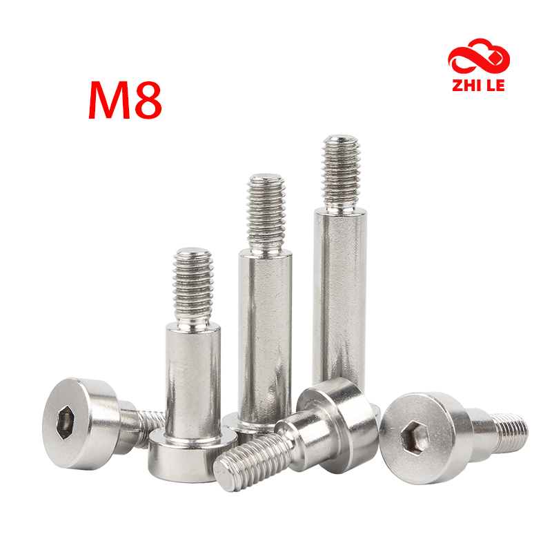 M8 ซ็อกเก็ตหกเหลี่ยมหัวสลักเกลียว 304 สแตนเลส Hex แบริ่งลูกกลิ้งไหล่สกรูชุด Stuff สกรู Allen Bolt สก