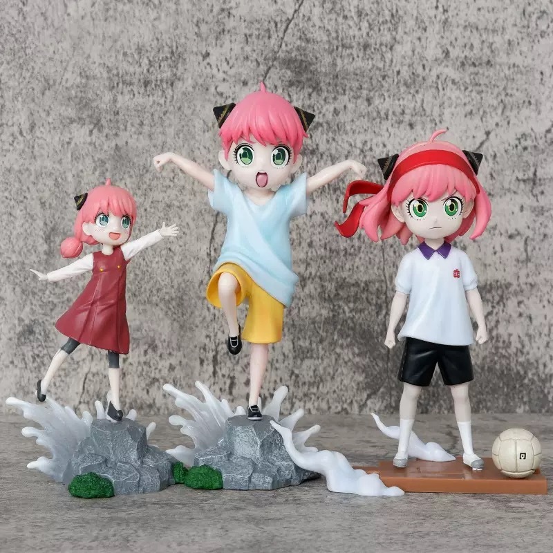 ของ POPMART "Resonance Spy Anya" ของตกแต่งของขวัญรูปแกะสลักทุกวัน