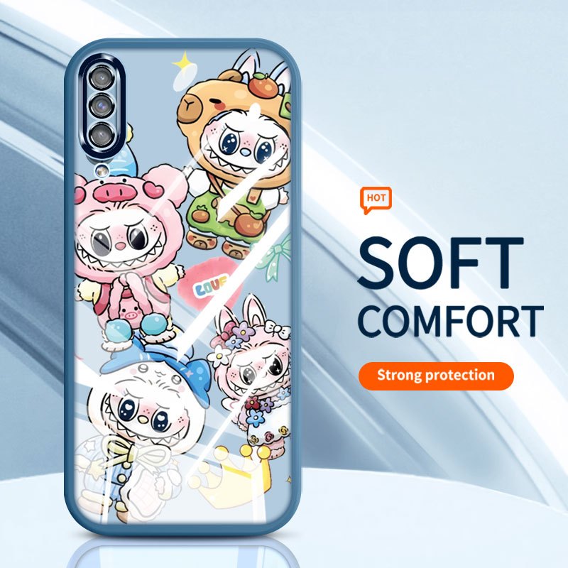 YBD สําหรับ Samsung Galaxy A50 A50S A30S A307 A03S A02S M02S A025 A307 เคสโทรศัพท์อินเทรนด์การ์ตูนผ้