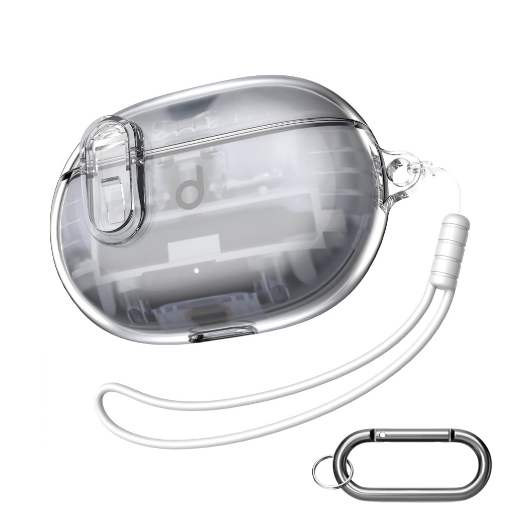 ฝาครอบเคสสําหรับ Beats Studio Buds และ Beats Studio Buds+ พร้อมคลิปล็อคและพวงกุญแจ