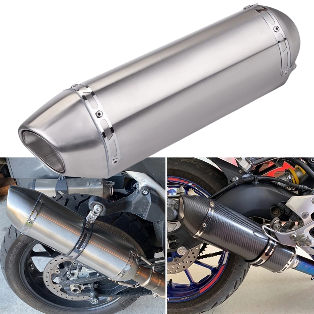 Yoshimura R77 51mm Universal รถจักรยานยนต์ท่อไอเสียคาร์บอนไฟเบอร์พร้อม DB Killer