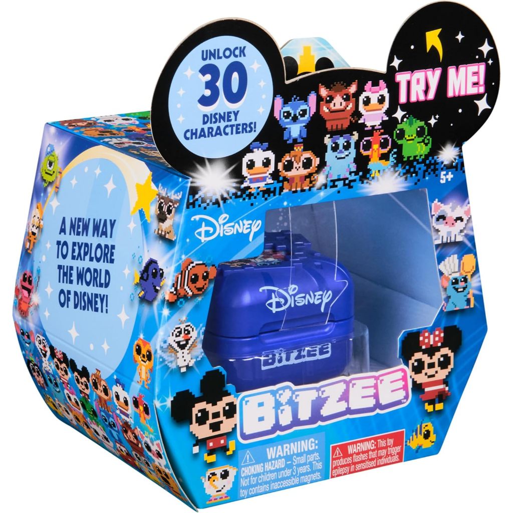 Bitzee, Disney Interactive Toy พร้อมตัวอักษรดิจิตอล 30 ตัว, Reacts ปัด, Tilts & Taps Digital Pet
