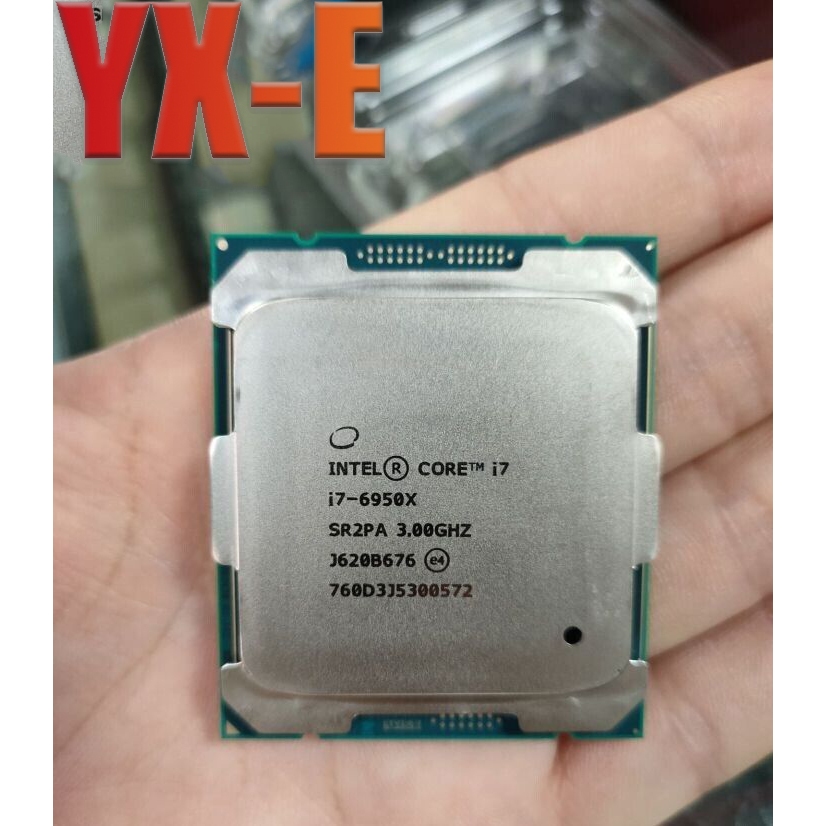 Core i7-6950X CPU โปรเซสเซอร์ LGA2011-3 Extreme Edition SR2PA 25M แคช 140W