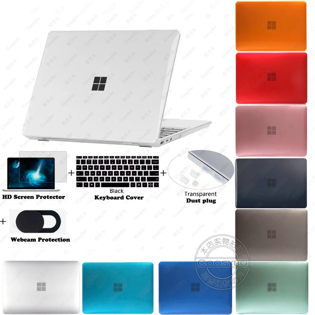 Surface Laptop 7 4 5 15.6 กรณี Keyboar ผิว 13.8 หน้าจอฝาครอบป้องกันสําหรับ 13.5 Microsoft 13 พื้นผิว 3 go 2 12.4