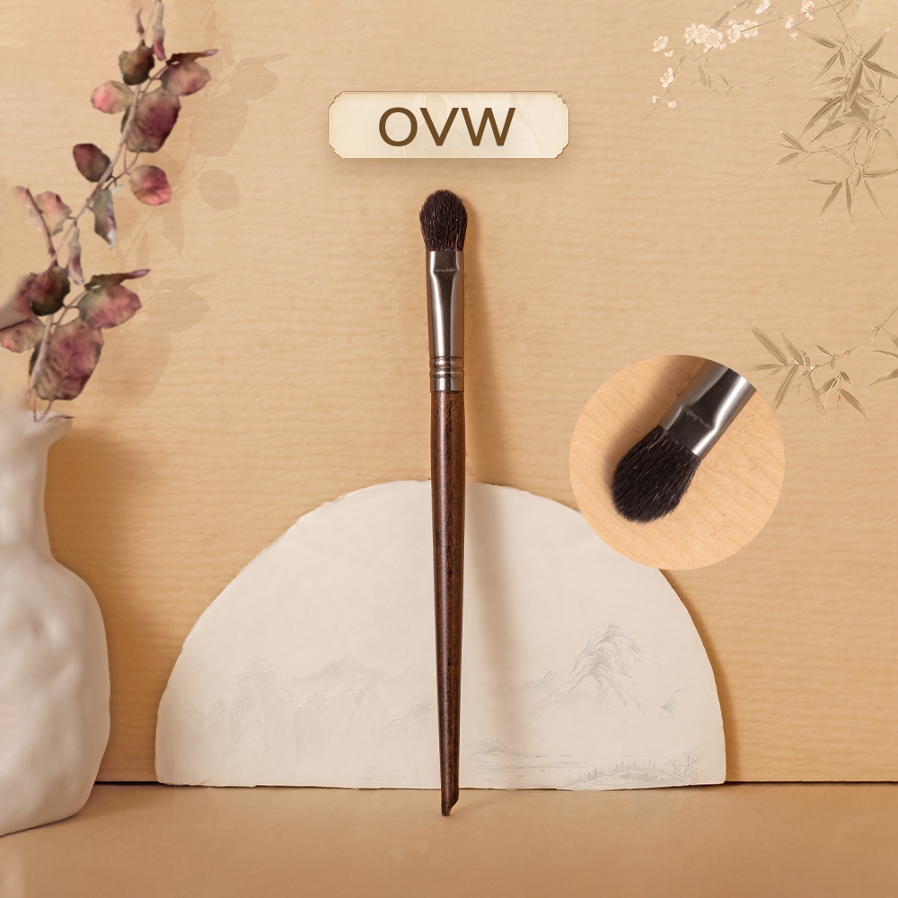Ovw Base Eye Shadow Brush แปรงแต่งหน้าหัวแบน XQ08