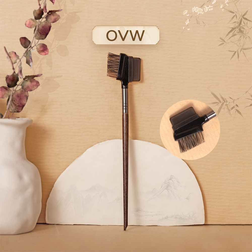 Ovw Eyebrow Eyelash Shaper Eyelash Comb Double Head Eyebrow Brush XQ27