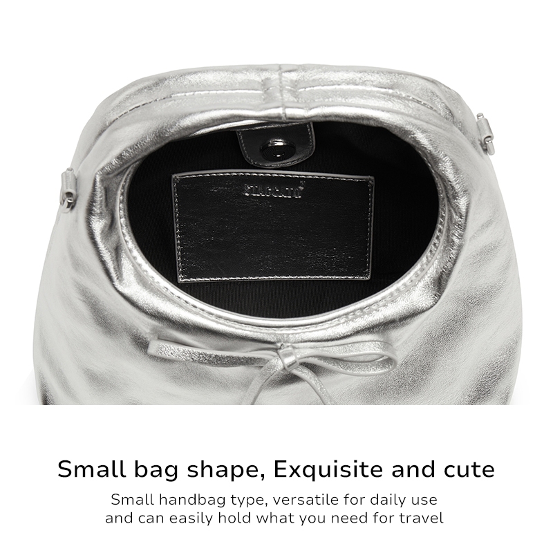 Staccato Women's Crescent Handbag กระเป๋าหนังแท้สตรี รูปทรงพระจันทร์เสี้ยว X8257 - รูปที่ 5