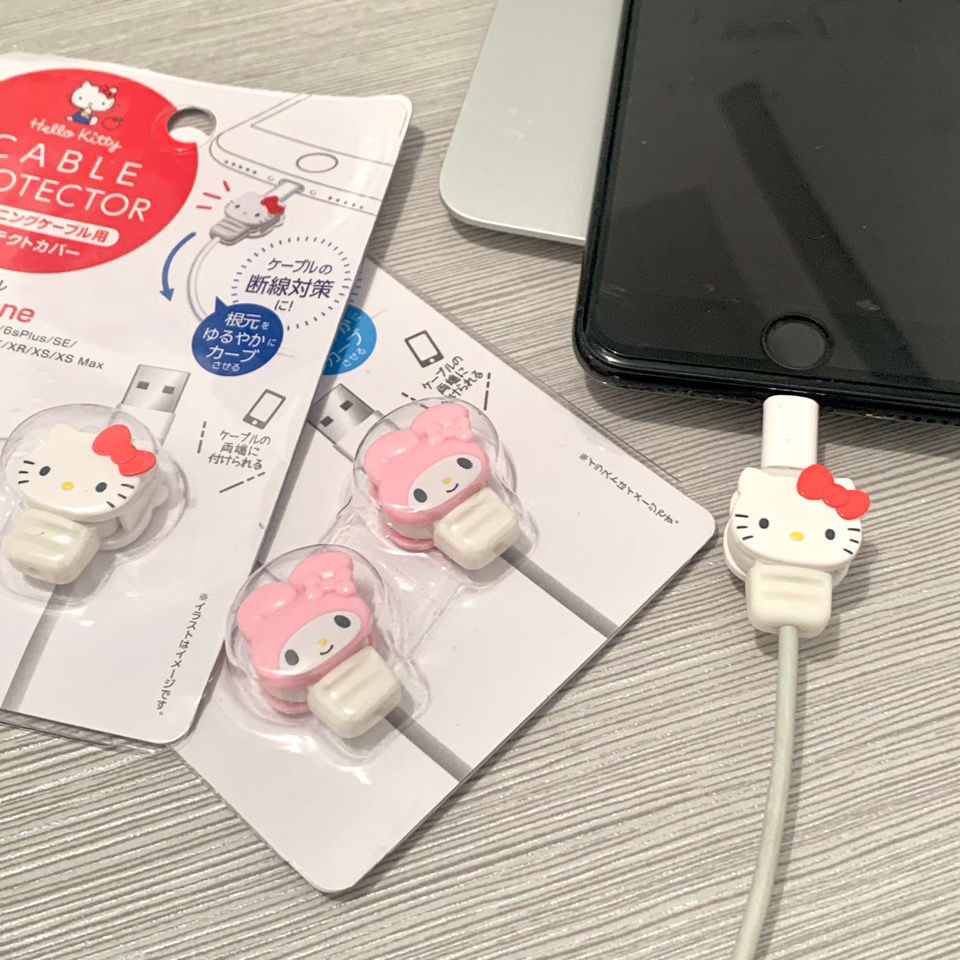 ฝาครอบป้องกันสายเคเบิลข้อมูลคิตตี้และเมโลดี้สไตล์ญี่ปุ่นป้องกันการแตกหักที่ทนทาน