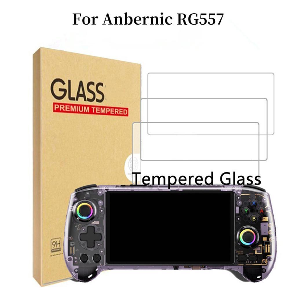 สําหรับ Anbernic RG557 เกมคอนโซลฟิล์มป้องกัน RG557 มือถือฟิล์มนิรภัย 9H ฟิล์มความละเอียดสูง