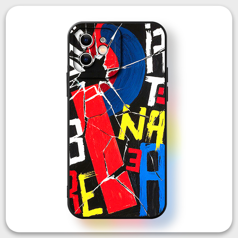 JURSUE แฟชั่นความงามตลกกันกระแทกป้องกันกรณีโทรศัพท์อ่อนสําหรับ iPhone 16 15 14 13 12 11 Pro Max SE 2