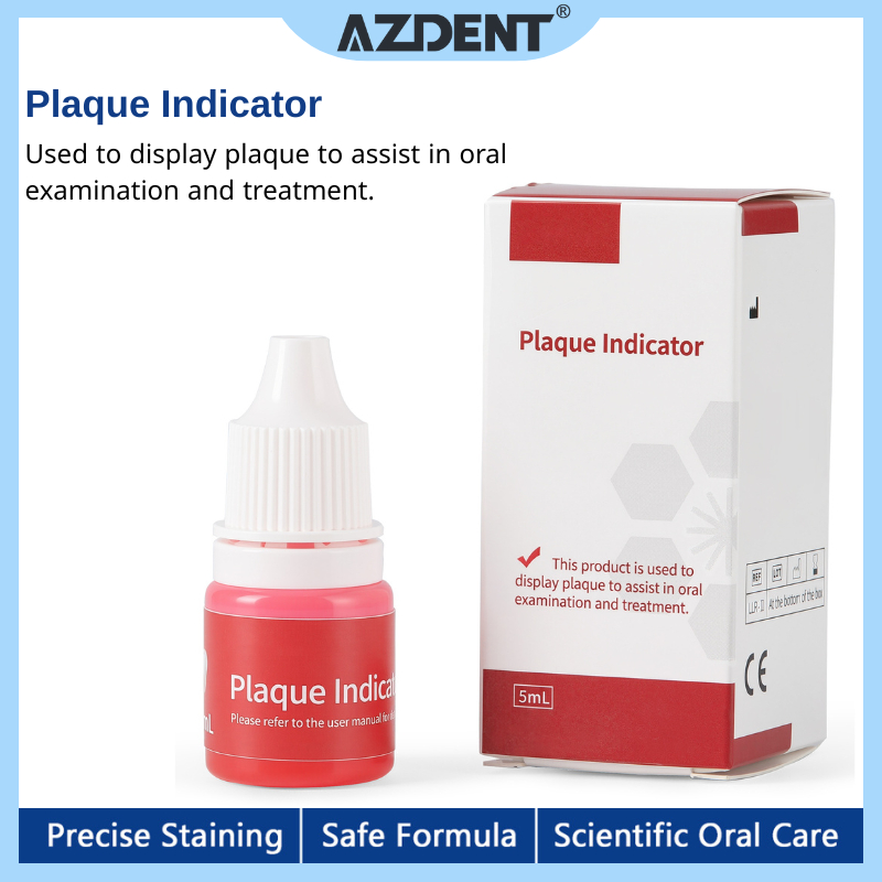 Plaque Discloss Agent Oral Tartar Test Examination Dental Plaque Indicator 5ml