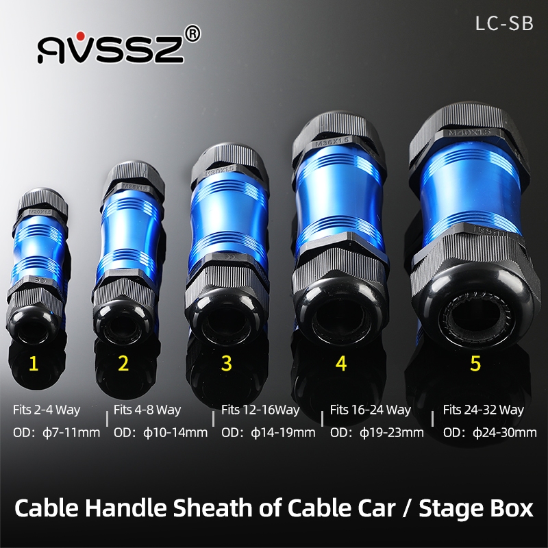 AVSSZ กล่องจับสายสัญญาณเสียงโลหะหลายช่อง 2/4/8-32 ทาง สําหรับอุปกรณ์มือถือและสายเชื่อมต่อบนเวที