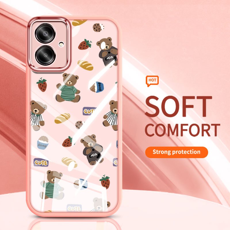 YBD สําหรับ Infinix Smart 10 Plus Tecno POP 10 Spark GO 2 X6725 X6725B X6725C KM4 เคสโทรศัพท์ของขวัญ