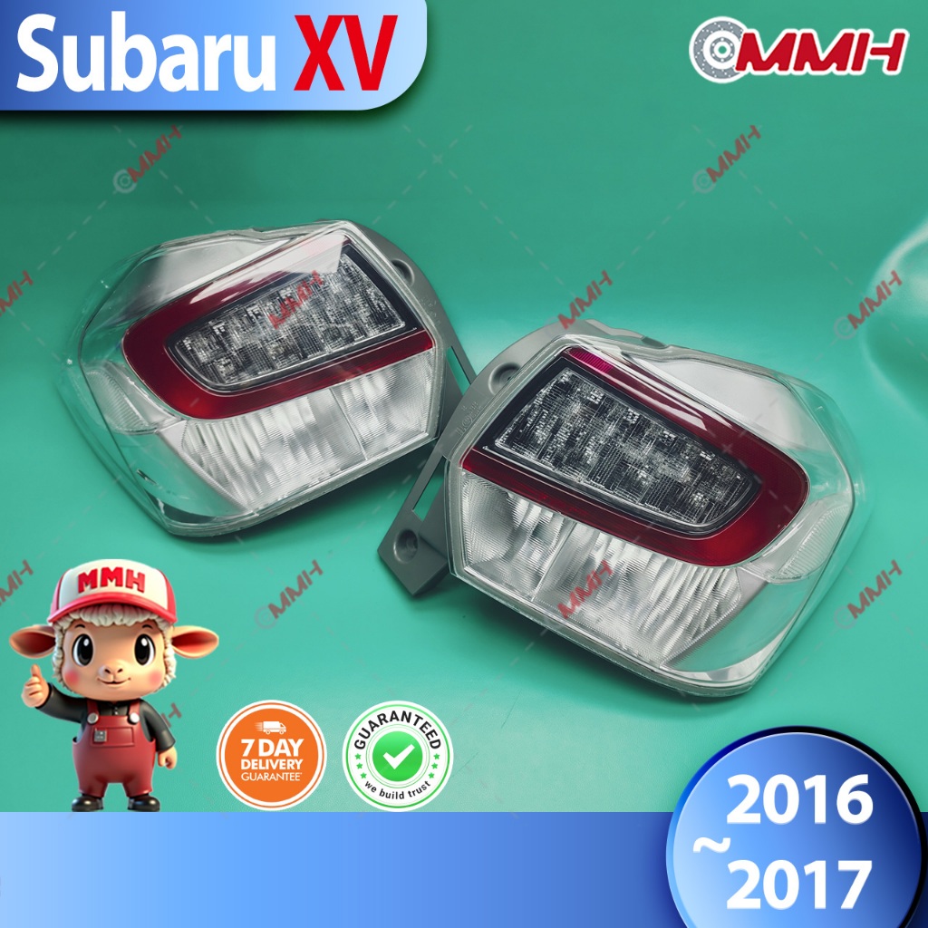 Subaru XV ไฟท้าย 2016-2018 เสื้อ​ไฟท้าย ไฟท้าย​แต่ง ไฟท้ายไฟเบรค​ ไฟเลี้ยว Taillamp Taillight ไฟท้าย​ พร้อมทับทิม ไฟท้ายกันชนหลังสําหรับ​ ทับทิมในฝาท้ายไฟท้าย ไฟเบรก ไฟสัญญาณเตือน