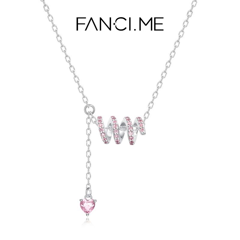 FANCIME สร้อยคอกระดูกไหปลาร้ารักไหล ของขวัญเครื่องประดับโซ่ผู้หญิงที่ละเอียดอ่อน