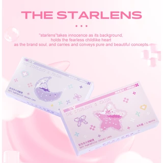 Starlens คอนแทคเลนส์ 1 คู่ Soft Eyes Wearing Makeup Lens DIA14.2-14.5mm ใช้งานได้ 6 เดือน