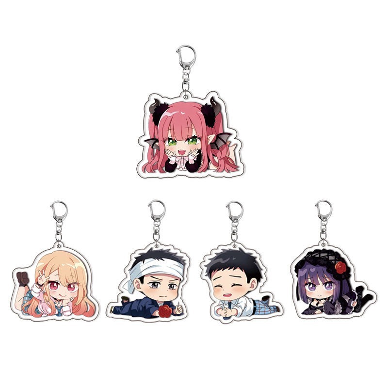อะนิเมะ My Dress-Up Darling Gojo Wakana Inui Sajuna Kitagawa Marin จี้รูปพวงกุญแจคอลเลกชันชุดของขวัญคอสเพลย์