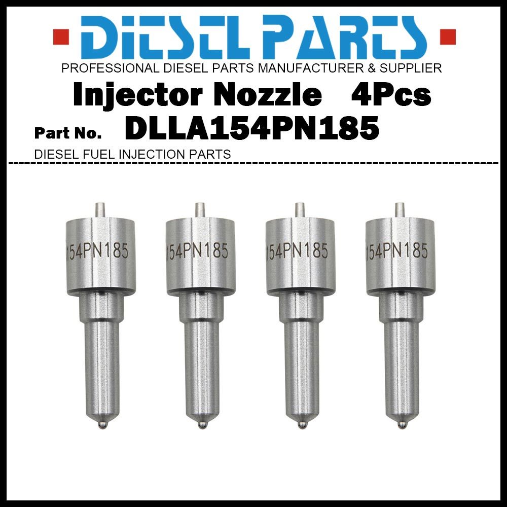 4Pcs/Set หัวฉีดหัวฉีดรถยนต์ดีเซล หัวฉีด ปลายหัวฉีด DLLA154PN185 NP-DLLA154PN185 นำไปใช้กับ ISUZU 4HG1 4HG1T