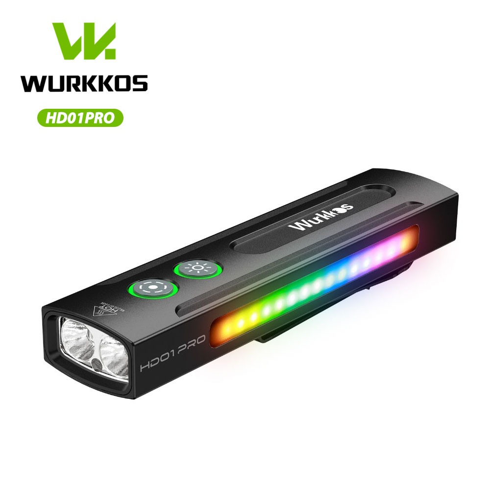 Wurkkos HD01PRO 6 รุ่น FLOOD 1200LM Dual ด้านข้างสวิทช์ไฟฉาย Led มัลติฟังก์ชั่น