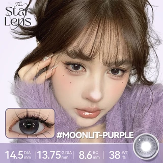 Starlens คอนแทคเลนส์ 1 คู่ คอนแทคเลนส์สีน้ําตาล/ดํา DIA14.2-14.5mm Soft Lens 6 เดือน บิ๊กอาย contact lens