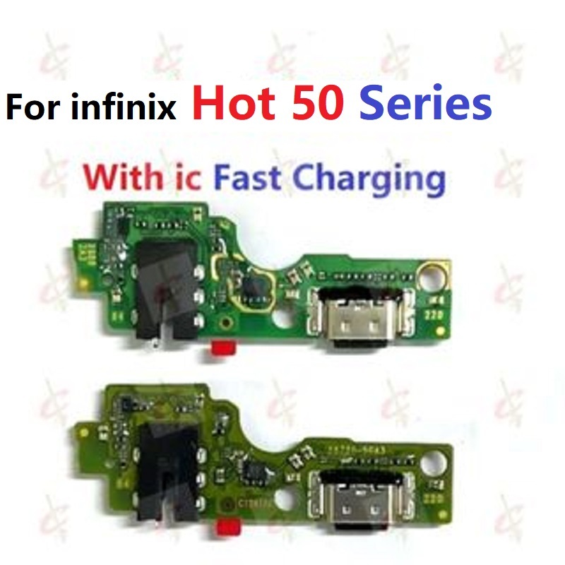แพรตูดชาร์จ ตูดชาร์จ (Charging board) สําหรับ infinix Hot 50 Pro 4G 5G Pro+ Fast charge X6882 X6720 X6881