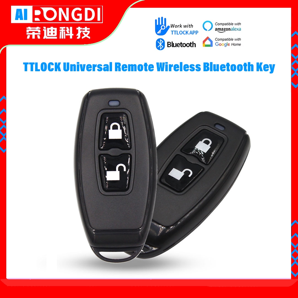 TTlock Key Fob R1 2.4GHz รีโมทคอนโทรลไร้สายสมาร์ทล็อคอุปกรณ์ประตู TTLock APP 868mhz