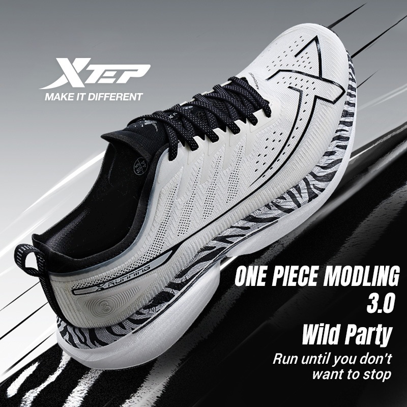 XTEP One Piece 3.0 รองเท้าวิ่งชาย/หญิง ลดกระแทก เหมาะกับการออกกำลังกาย