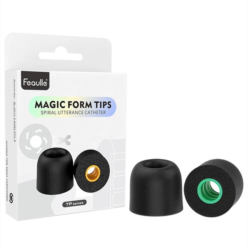 2 คู่/ชุด TP-45 4.5-6.5 มม.ฟองน้ําหูเกลียว Comply Memory Isolating โฟม eartips Noise