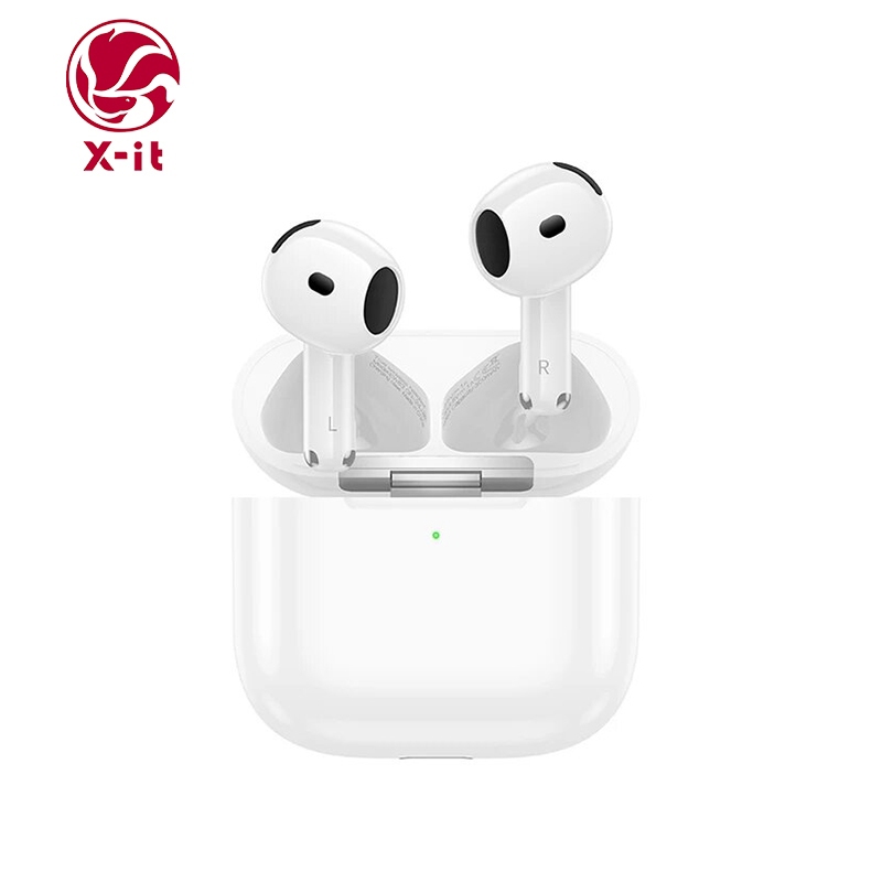 X-IT TWS Airp * ds4 ชุดหูฟังไร้สาย True หูฟังบลูทูธ BT5.4 พร้อมไมโครโฟนกีฬาหูฟังสเตอริโอไฮไฟ 300mAh อายุการใช้งานแบตเตอรี่ยาวนาน