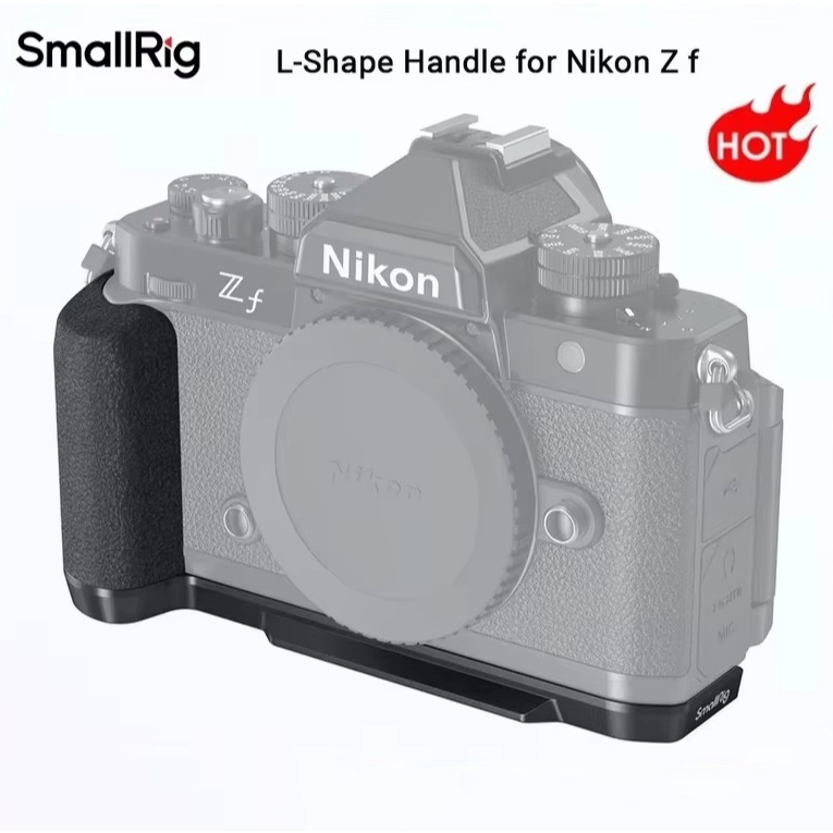 SmallRig Zf Handgrip L-Shape Grip สําหรับ Nikon Zf ซิลิโคน Grip พร้อม Arca Swiss Quick Release แผ่นสําหรับขาตั้งกล้อง Arca-type -4262