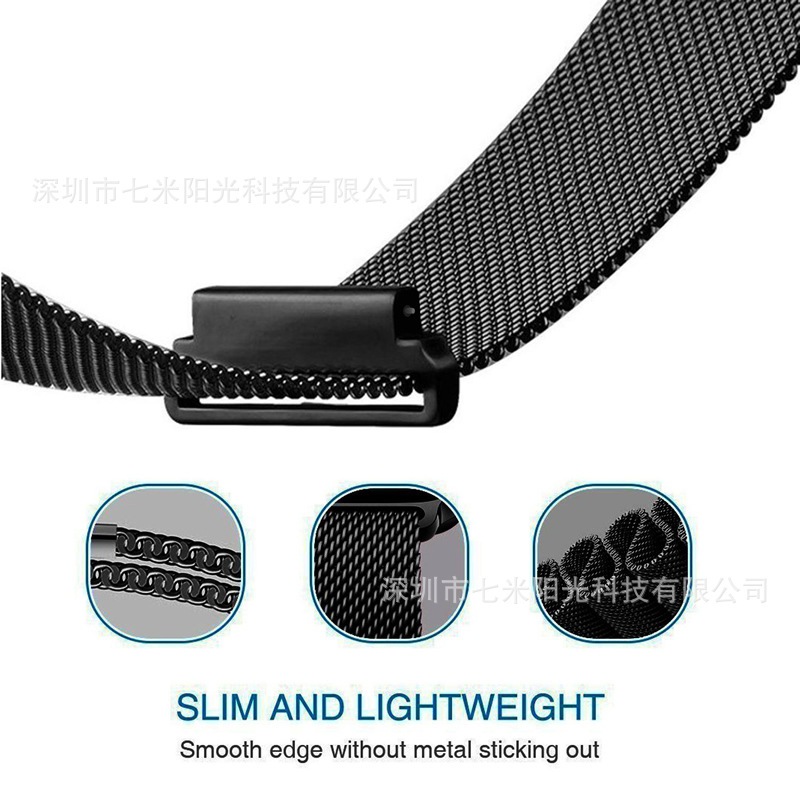 สําหรับ Amazfit สายนาฬิกาโลหะสายแม่เหล็กสแตนเลส Milanese สร้อยข้อมือเปลี่ยนสายรัดข้อมือกีฬาสําหรับ Amazfit Active GTS GTR Balance BIP ราคา ถูกที่สุด ดีลบีเคเค แกลเลอรีภาพที่ 7