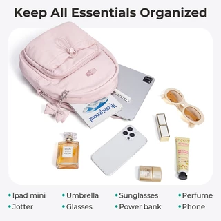 BAGSMART กระเป๋าเป้สะพายหลังมินิสำหรับผู้หญิง กระเป๋าเป้สะพายหลังวิทยาลัยสำหรับกระเป๋าเรียนน่ารักขนาด 9.7 นิ้ว