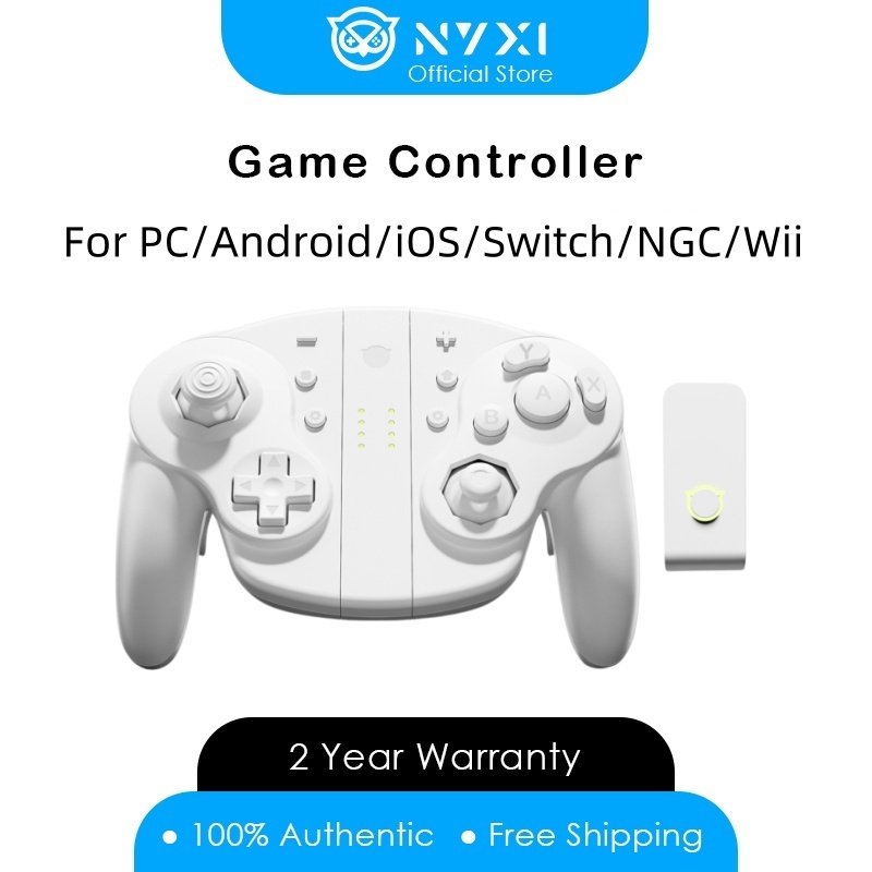 NYXI Wizard 2 คอนโทรลเลอร์เกมไร้สายสําหรับ NintendoSwitch 2/GameCube/PC/Android/iOS/Switch/Wii COD